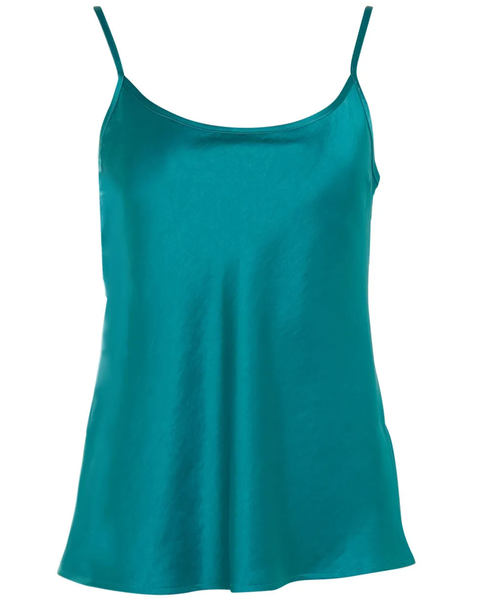 Teal Elliot Charmeuse Cami