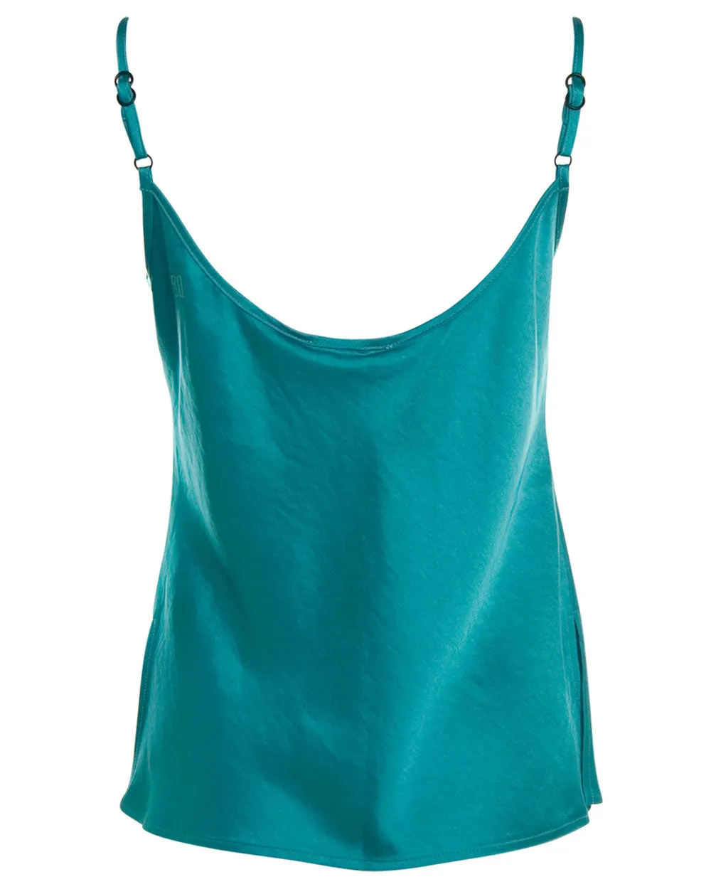 Teal Elliot Charmeuse Cami