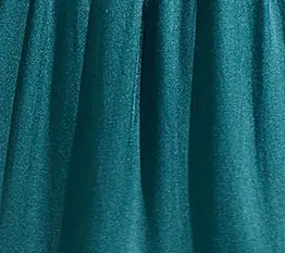 Teal Long Sleeve Maxi Dress