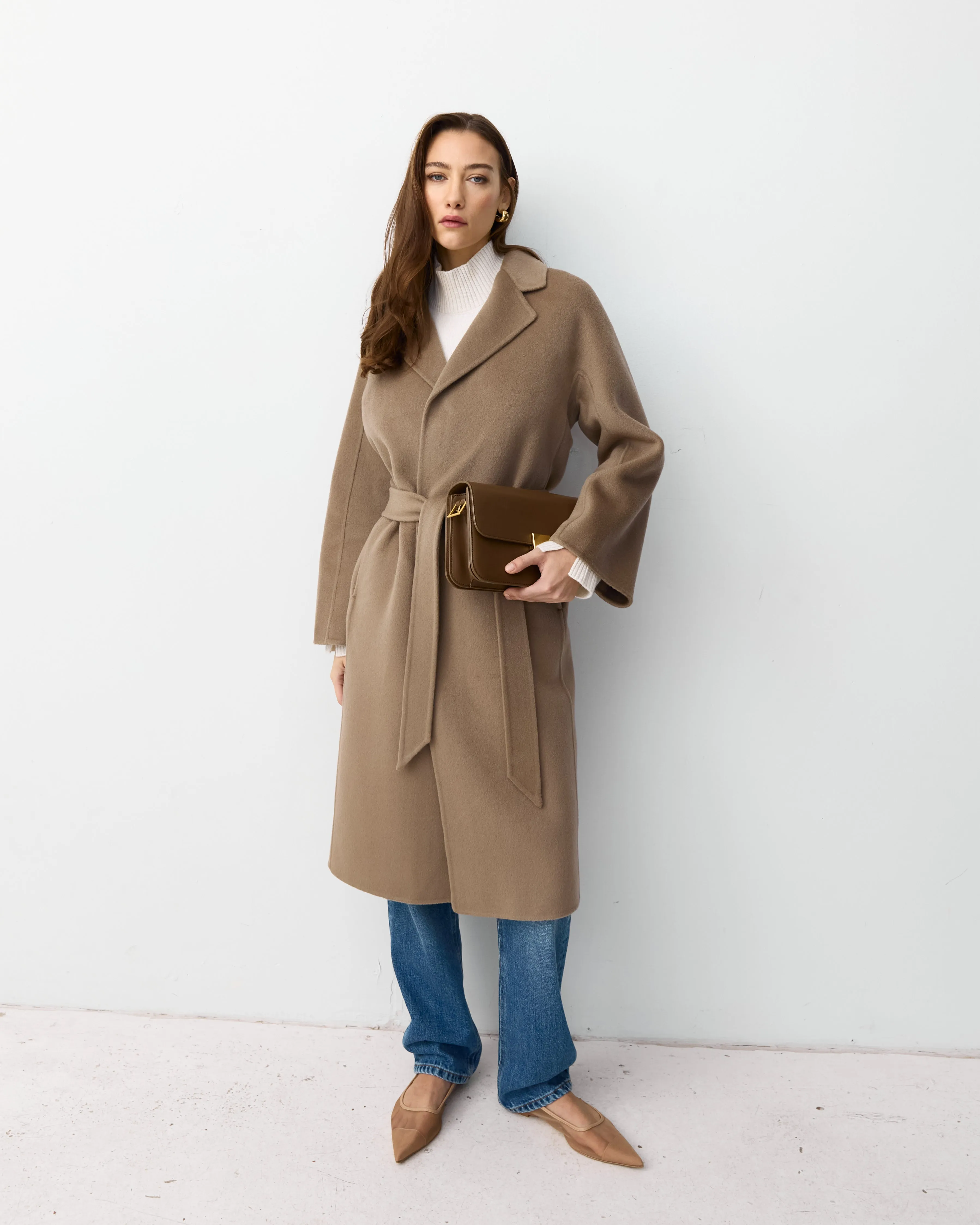 THE CURATED CLASSIC COAT - TAUPE