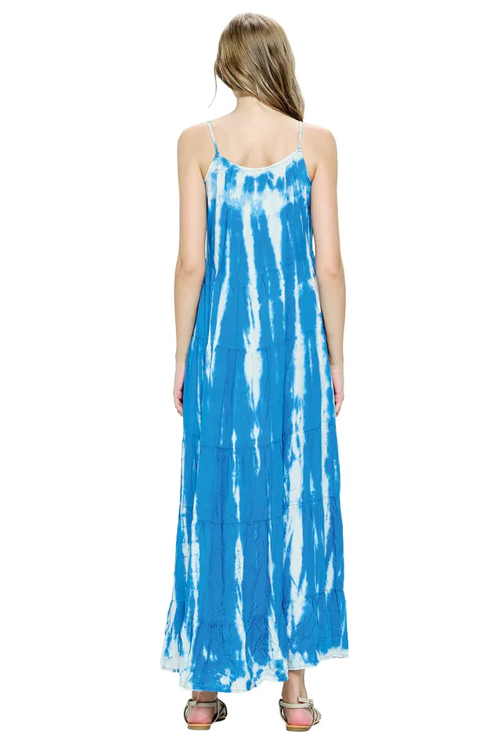 Tie-Dye Tiered Dress by Yak & Yeti