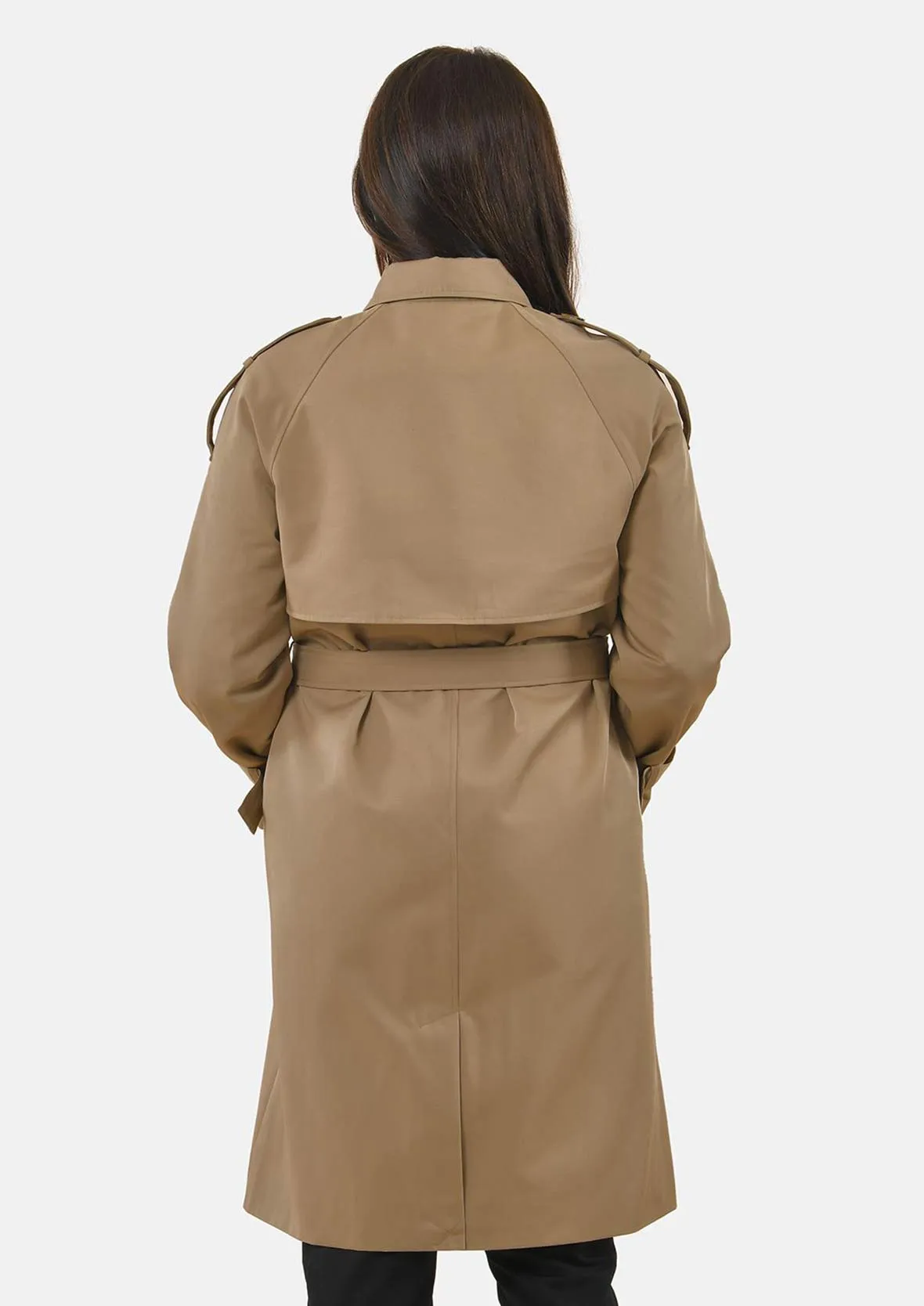 Trench Coat With Side Pockets