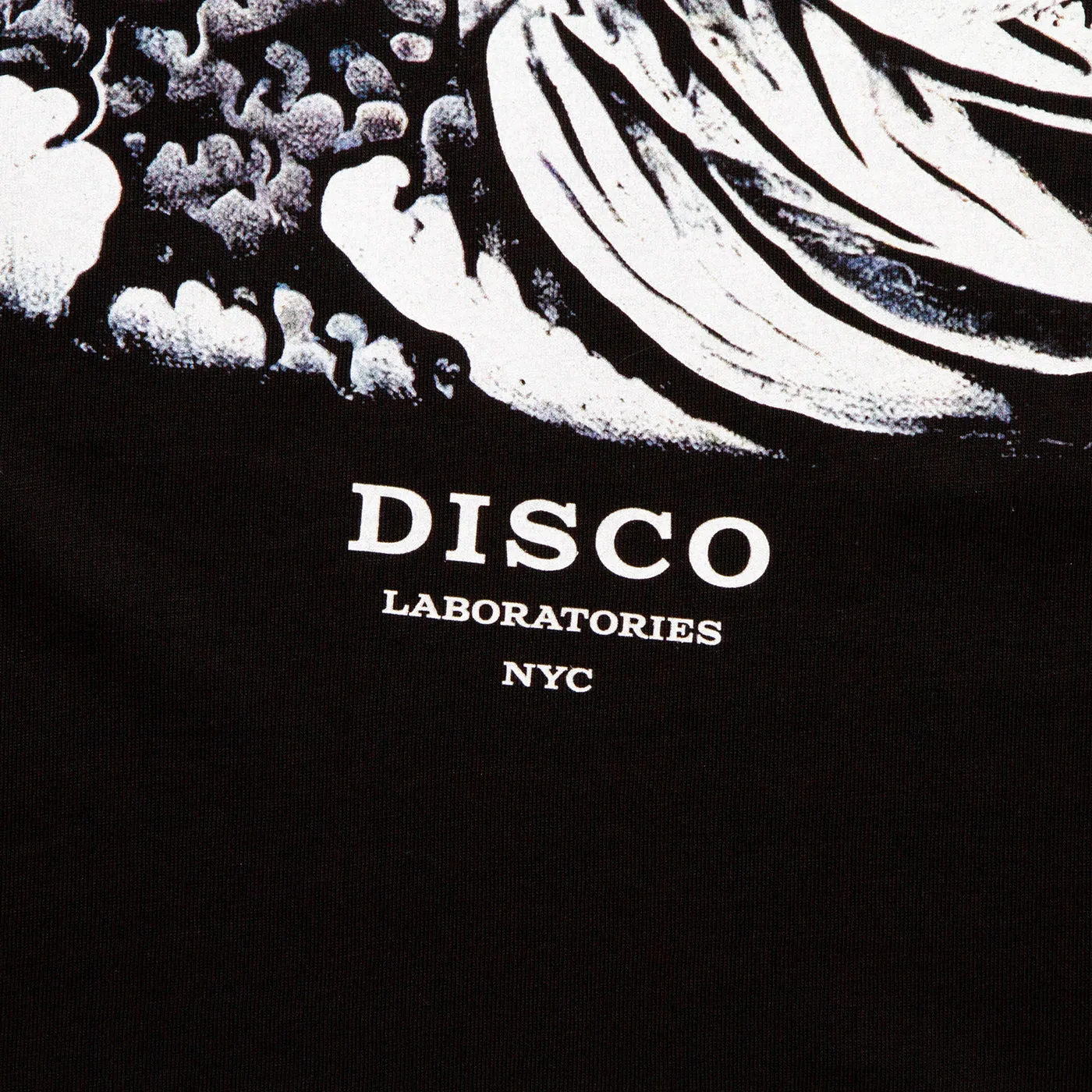 Tsunami Disco Labs NYC Front Print - Tshirt - Black