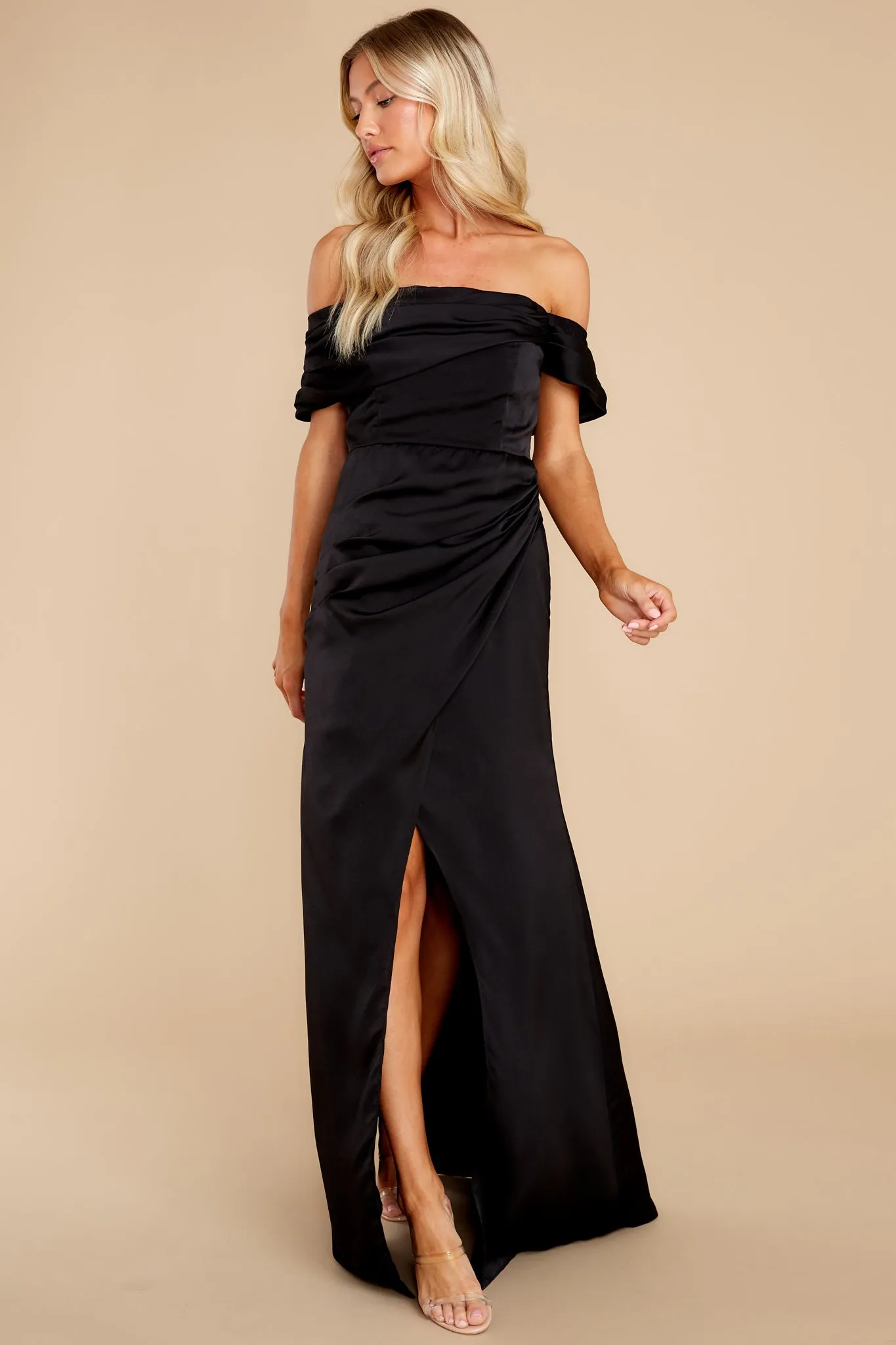 Upscale Affair Black Maxi Dress