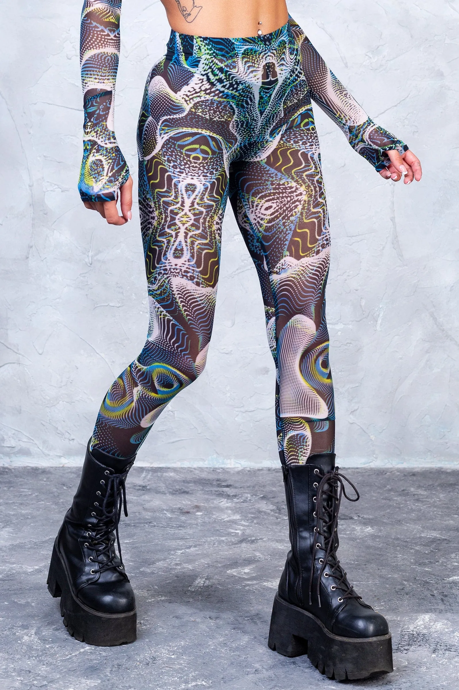 Vapor Trance Mesh Leggings