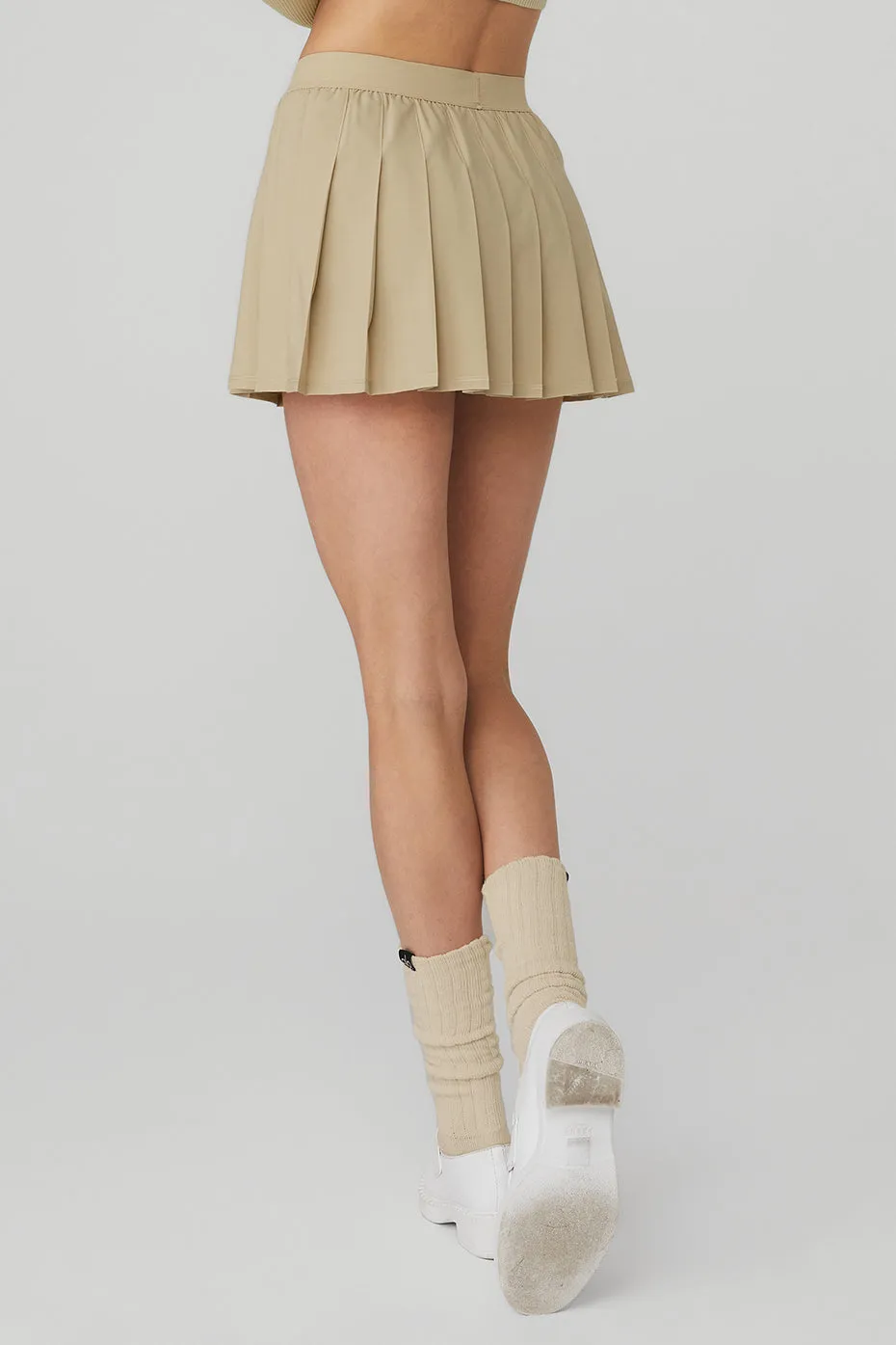 Varsity Tennis Skirt - California Sand