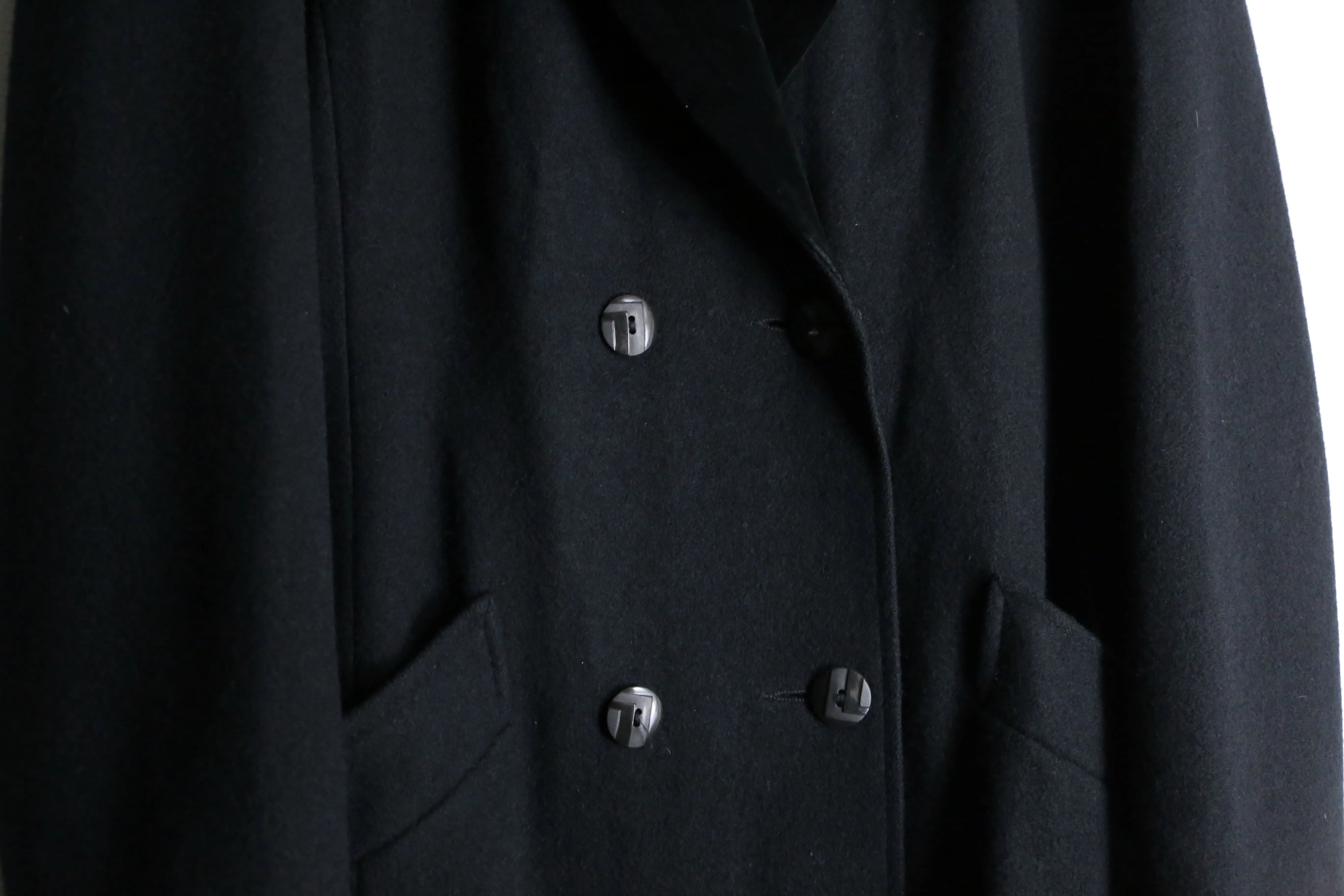 velour shawl collar long chester coat