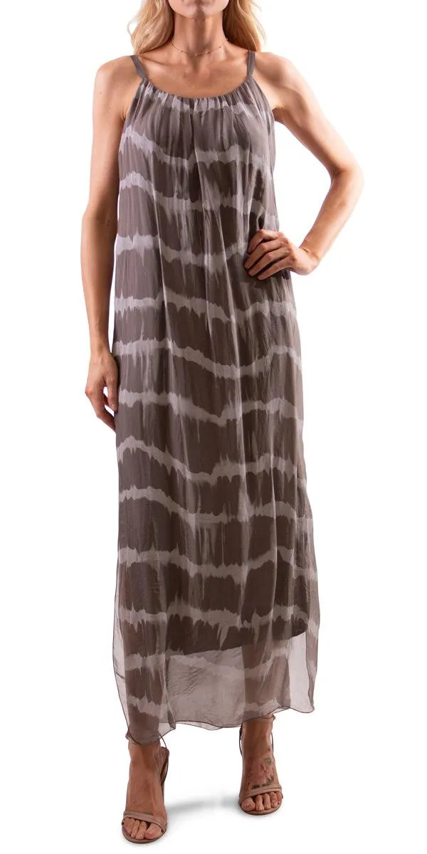 Venus Tie Dye Silk Dress