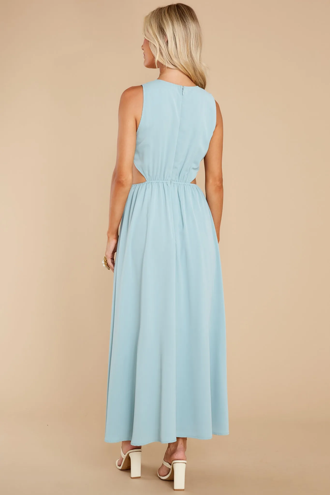 Wander With Me Seafoam Maxi Dress