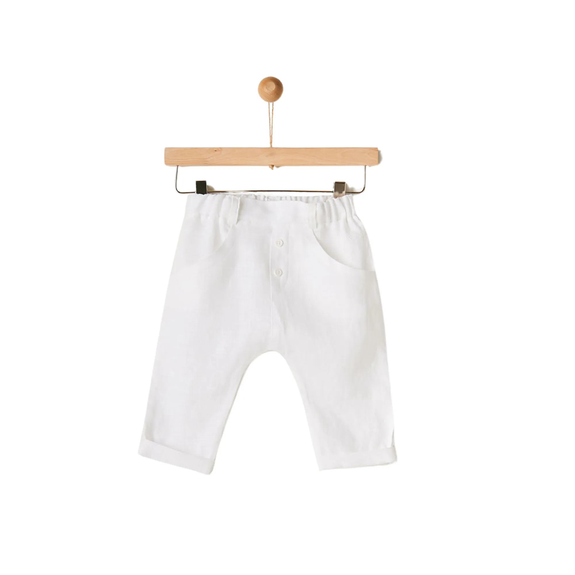 White Linen Pants