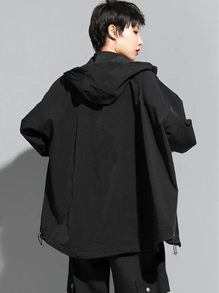 Windbreaker Loose Hooded Coat