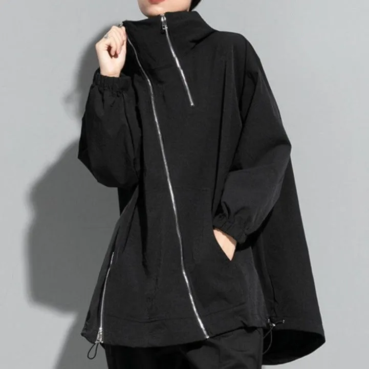 Windbreaker Loose Hooded Coat