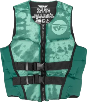 WMN'S NEOPRENE FLOTATION VEST DARK TEAL/LIGHT TEAL XS