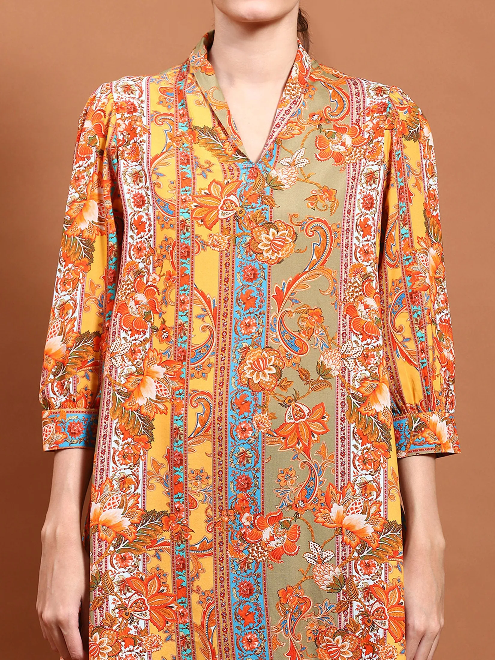 Women Multicolor Printed Tunic