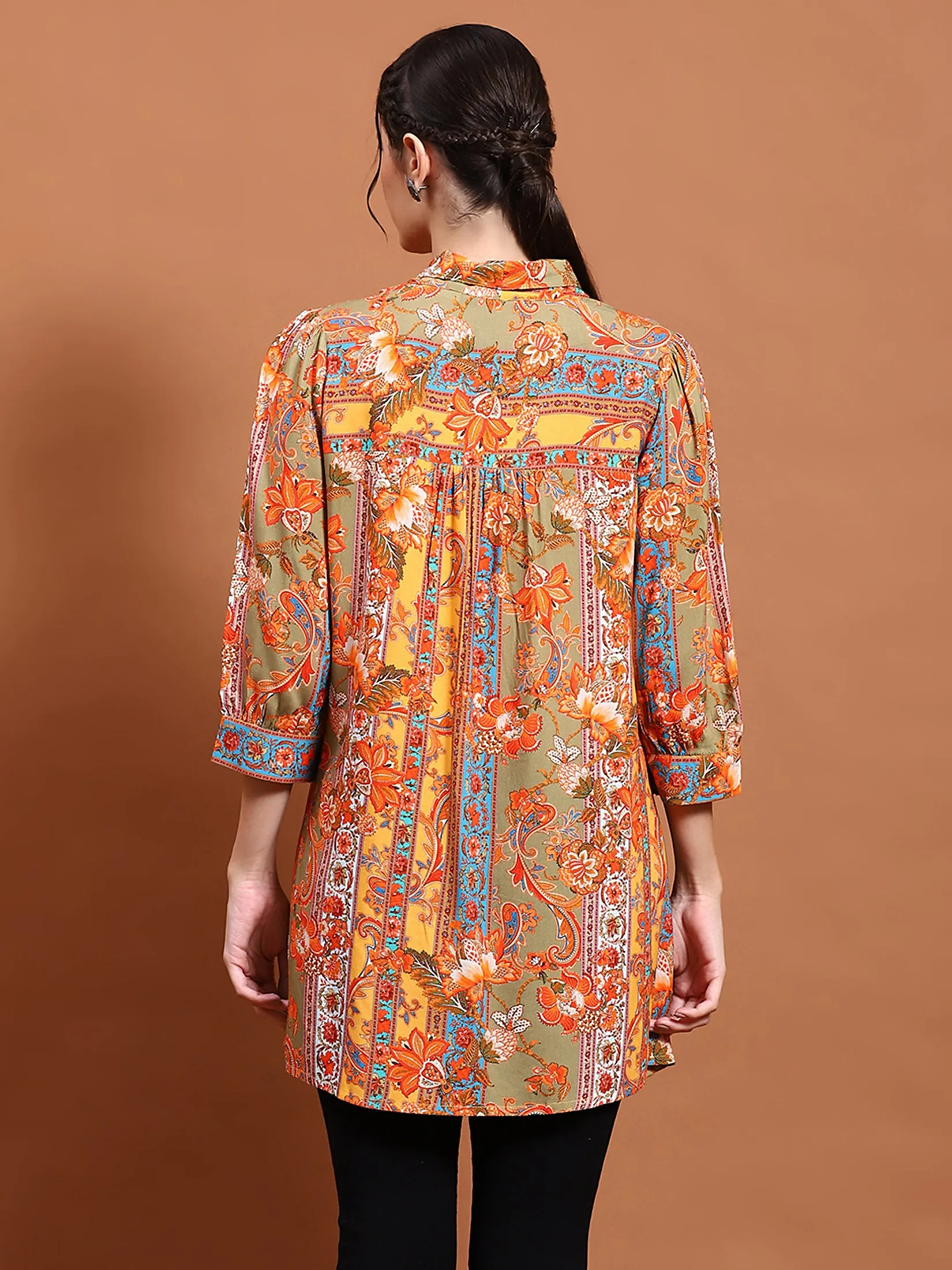 Women Multicolor Printed Tunic