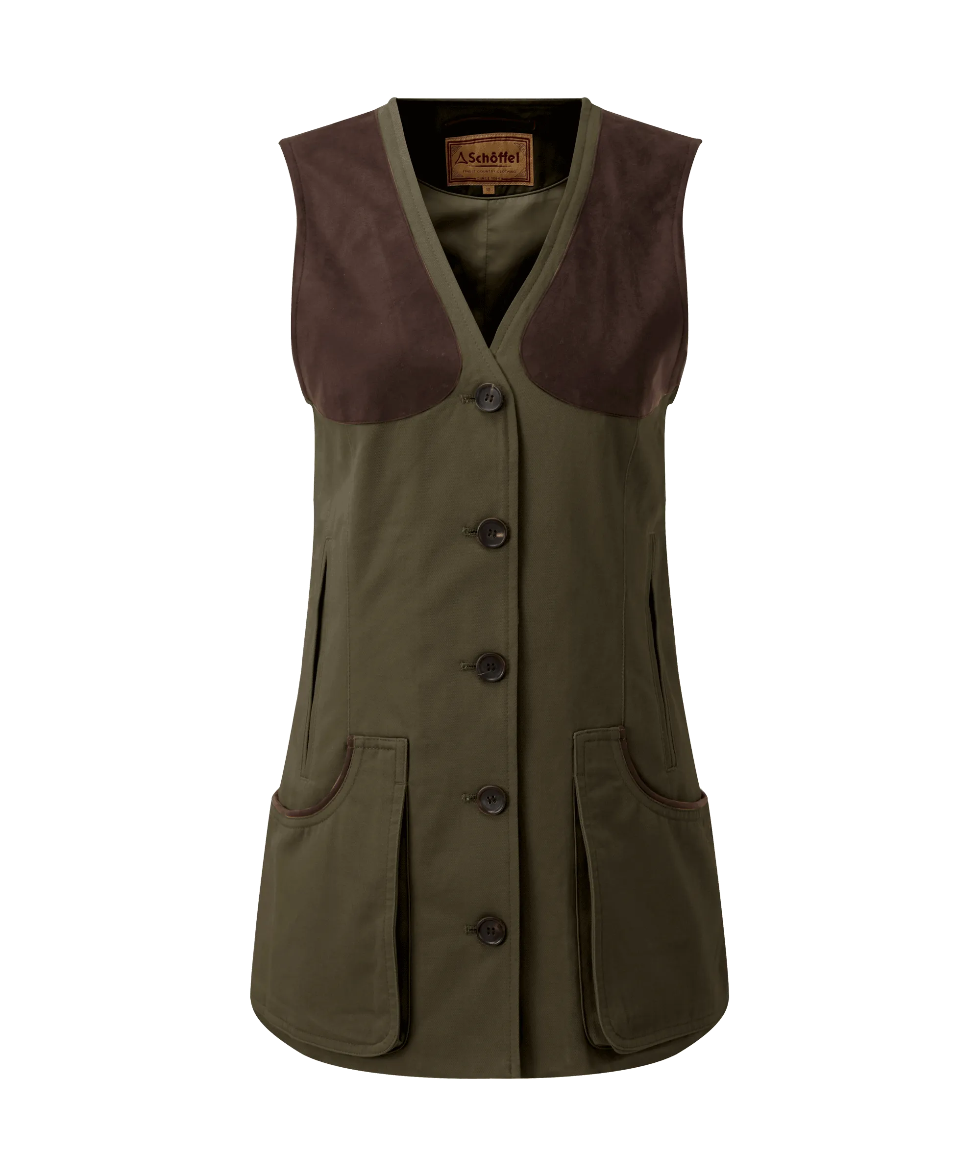 Women's All Season Shooting Vest - Dark Olive