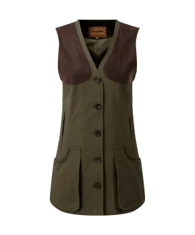 Women's All Season Shooting Vest - Dark Olive