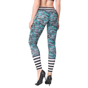 Women's Leggings Outfit Patchwork Seamless Fitness Yoga Pants Summer Sports Running Gym Clothing Elastic Workout Tights