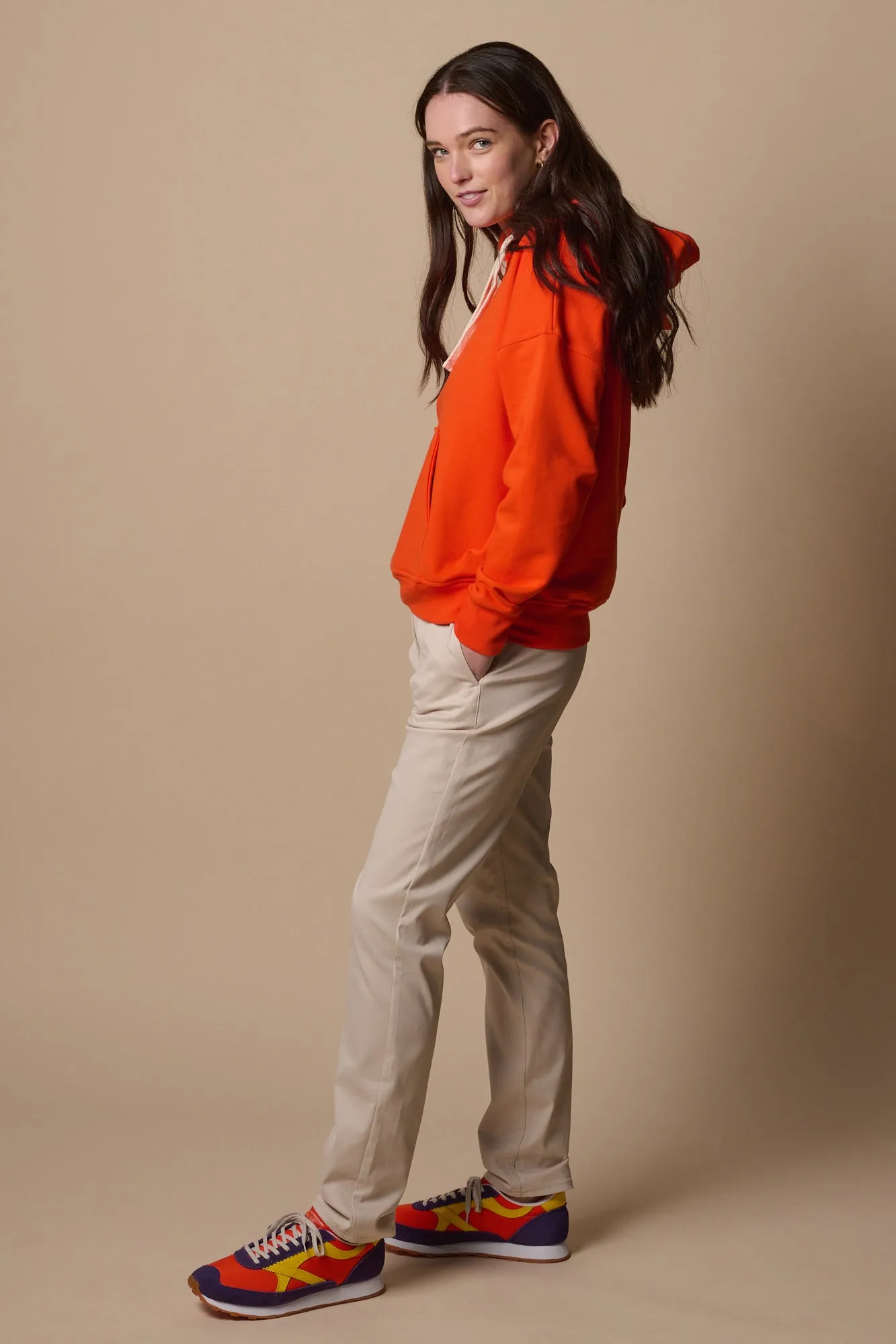 Women's Slim Stretch Chino - Light Stone