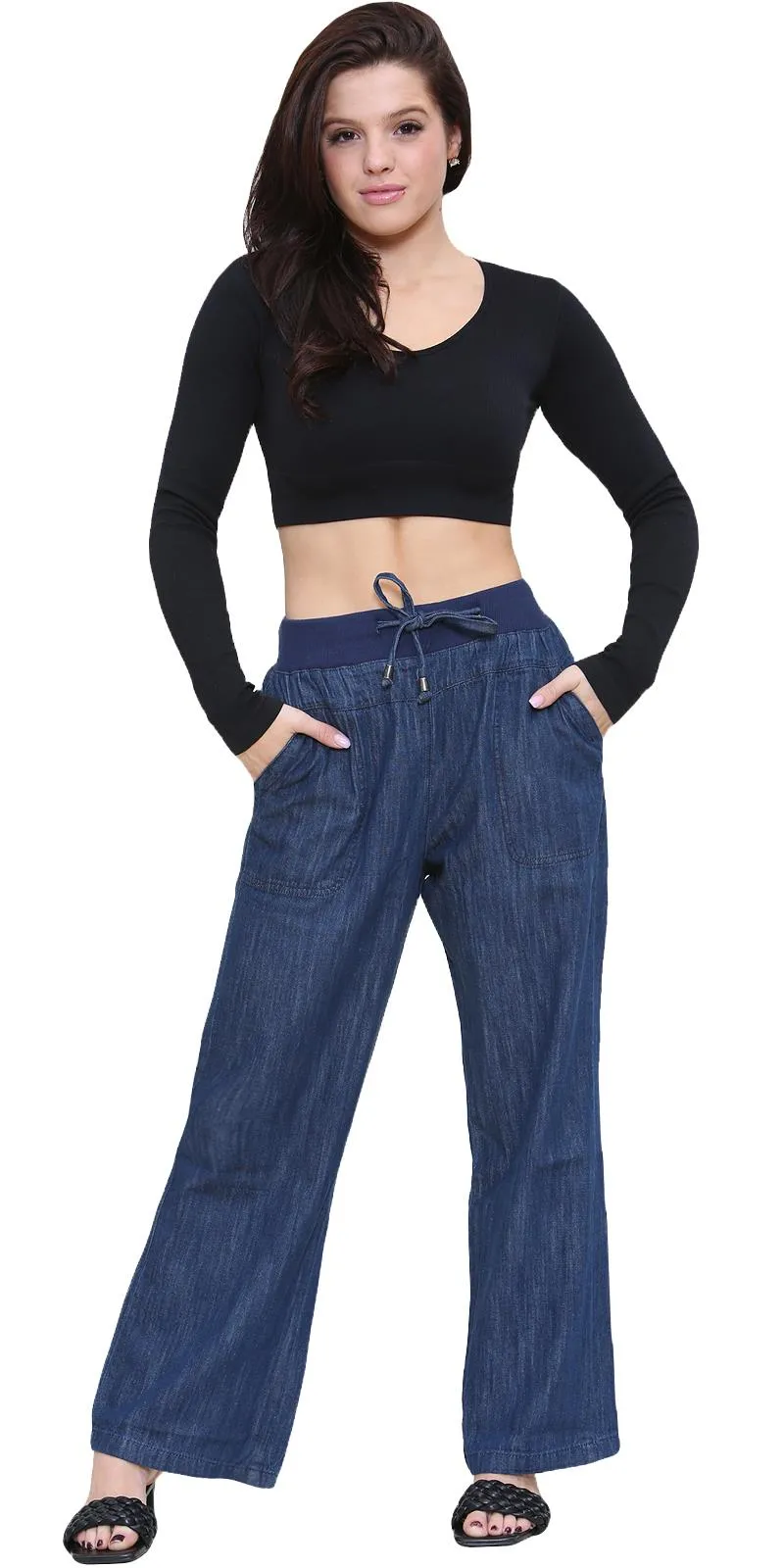 Womens Straight Leg Jeans - SR216ST