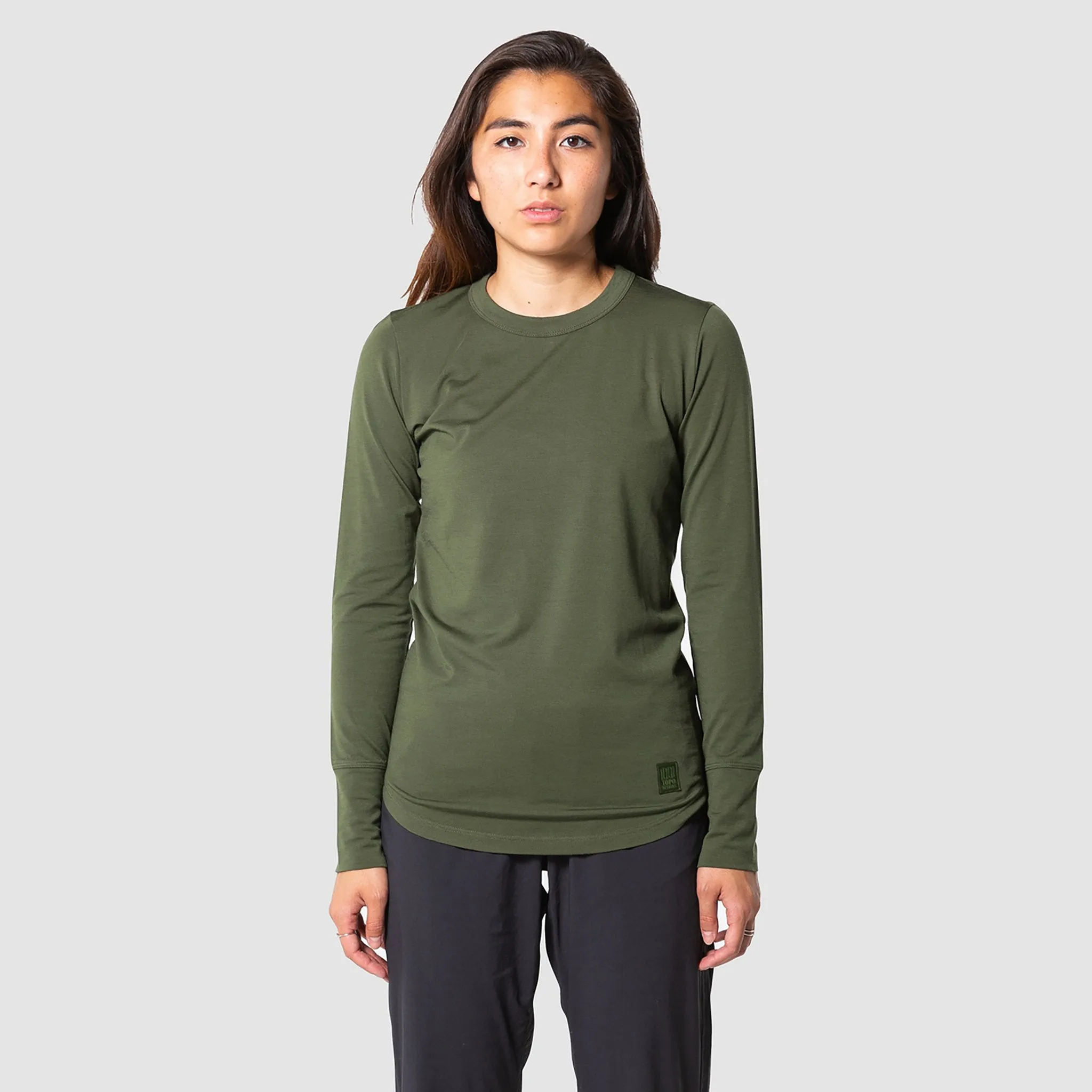 Wool Tee Long Sleeve - Women's