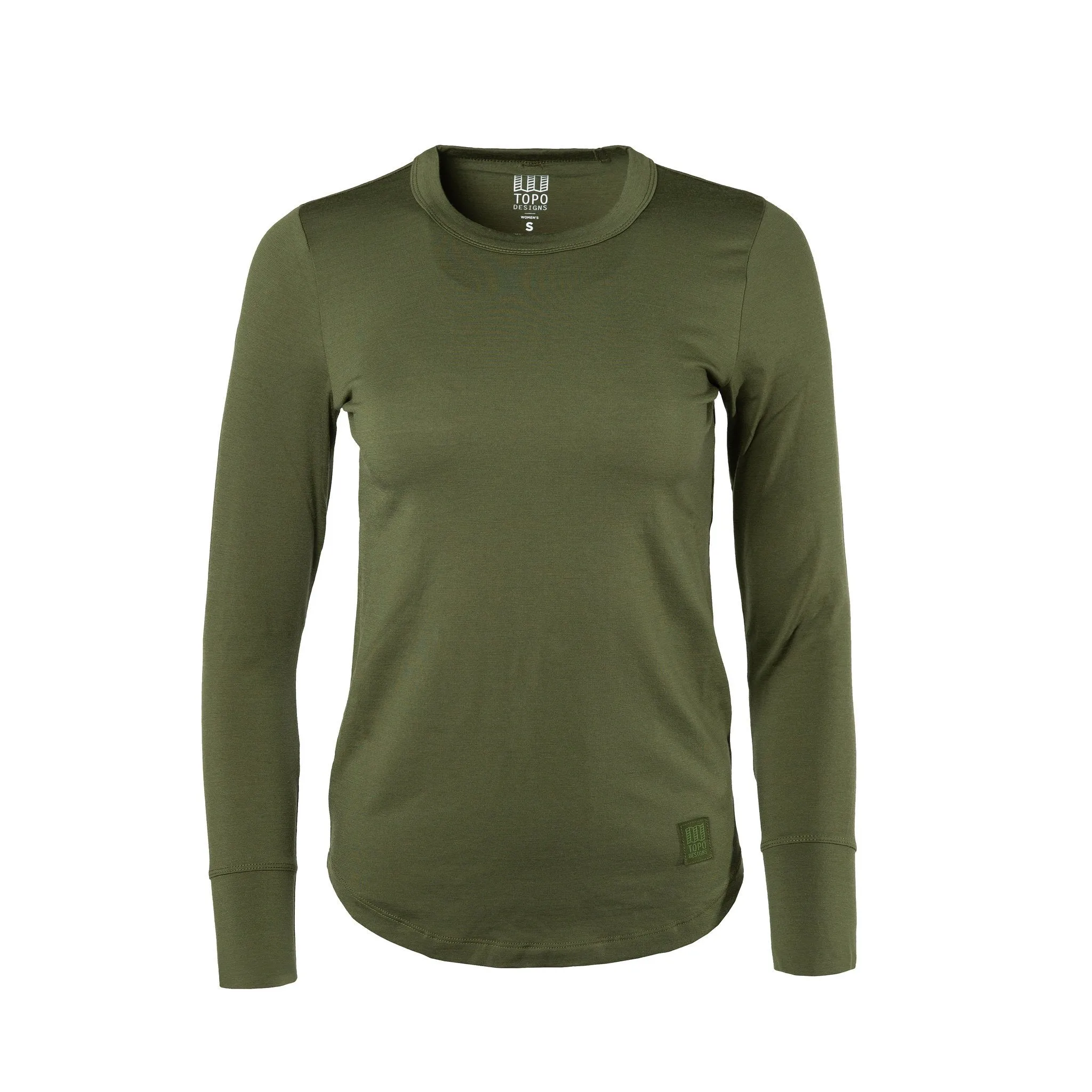 Wool Tee Long Sleeve - Women's